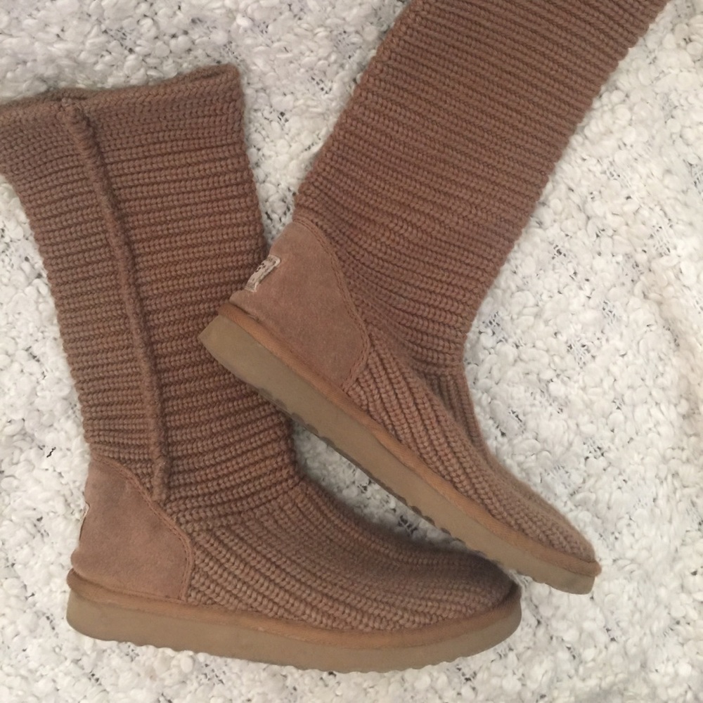 Knit UGG boots